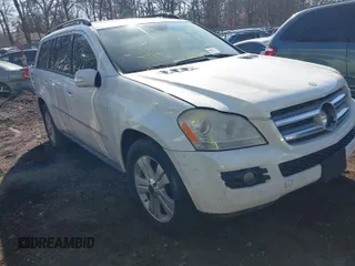 2008 Mercedes-Benz GL-Class 4.6L with VIN 4JGBF71E48A419688, listed as a IAAI auction lot 41658335 with 999,999 mi miles. Bid and sale history available at carsss.com. Image 1.