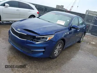 2016 Kia Optima LX with VIN 5XXGT4L34GG083587, listed as a IAAI auction lot 42273240 with 87,286 mi miles and . Bid and sale history available at DreamBid. Image 2.