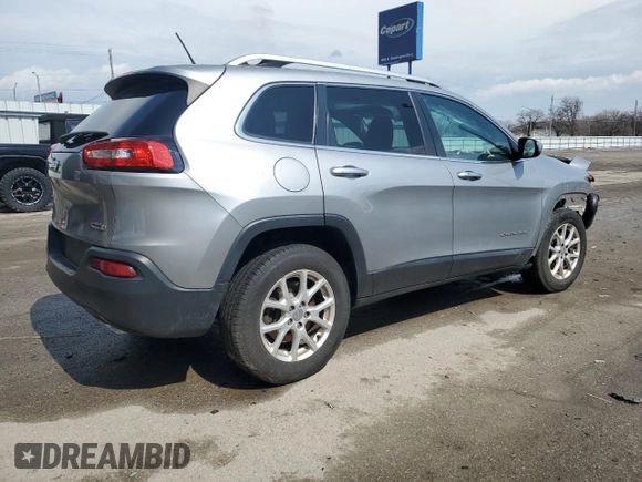 2015 Jeep Cherokee North with VIN 1C4PJMCS4FW557760, listed as a Copart auction lot 50833845 with 98,098 mi miles and Salvage Title. Bid and sale history available at carsss.com. Image 3.