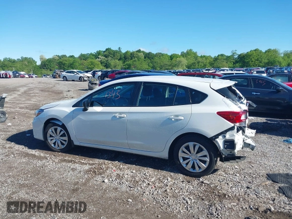 2017 Subaru Impreza with VIN 4S3GTAA61H3725339, listed as a IAAI auction lot 42171345 with 36,356 mi miles and . Bid and sale history available at DreamBid. Image 14.