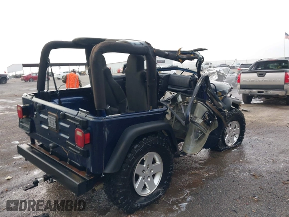 2006 Jeep Wrangler X with VIN 1J4FA39SX6P735379, listed as a IAAI auction lot 40945788 with 69,868 mi miles and . Bid and sale history available at DreamBid. Image 4.