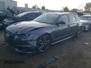 2018 Audi A6 with VIN WAUH3AFC5JN002040, listed as a Copart auction lot 68116023 with 60,134 mi miles and . Bid and sale history available at DreamBid. Image 1.