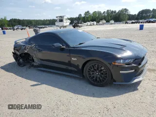 2018 Ford Mustang GT with VIN 1FA6P8CF5J5164892, listed as a Copart auction lot 54906985 with 60,632 mi miles and Salvage title. Bid and sale history available at DreamBid. Image 4.