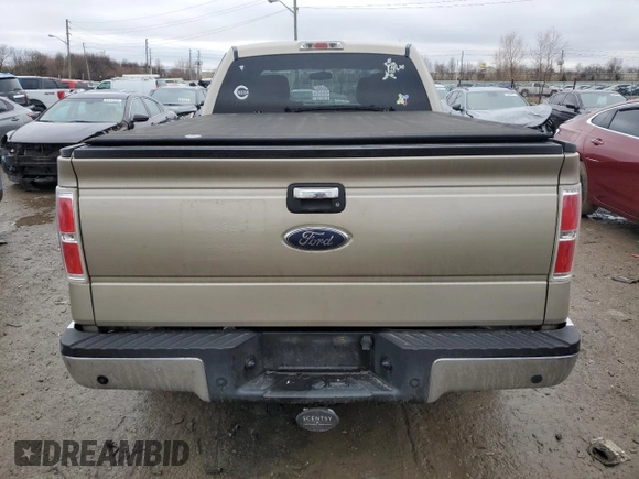 2010 Ford F-150 XL with VIN 1FTFX1CV3AFD17207, listed as a Copart auction lot 44138395 with 122,570 mi miles and Salvage Title. Bid and sale history available at carsss.com. Image 6.