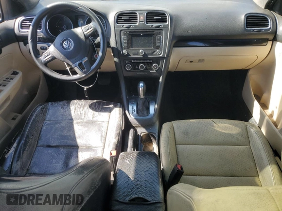 2012 Volkswagen Jetta TDI w/Sunroof & Nav with VIN 3VWPL7AJ9CM697317, listed as a Copart auction lot 63711405 with 133,200 mi miles and Clean title. Bid and sale history available at DreamBid. Image 8.