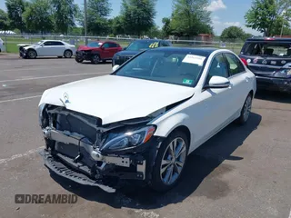 2017 Mercedes-Benz C 300 with VIN 55SWF4KB1HU183192, listed as a IAAI auction lot 42562516 with 29,356 mi miles and . Bid and sale history available at DreamBid. Image 2.