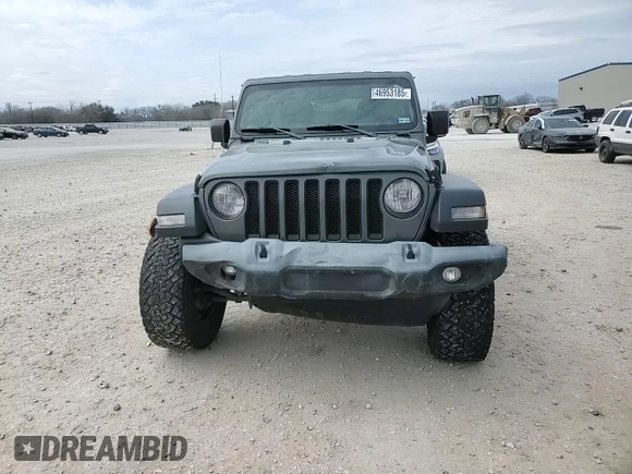 2020 Jeep Wrangler Unlimited Sport Altitude with VIN 1C4HJXDG2LW325430, listed as a Copart auction lot 46953185 with 69,919 mi miles and Salvage title. Bid and sale history available at DreamBid. Image 11.