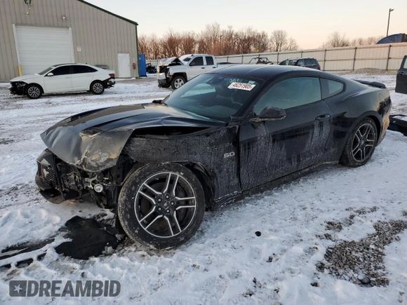 2022 Ford Mustang GT with VIN 1FA6P8CF1N5105683, listed as a Copart auction lot 46251905 with 49,344 mi miles and Salvage title. Bid and sale history available at DreamBid. Image 1.