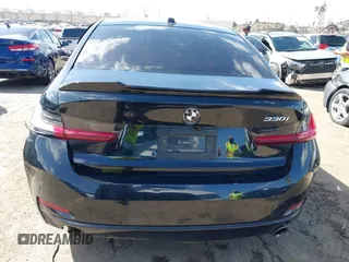 2023 BMW 3 Series 330i with VIN 3MW69FF03P8D45563, listed as a IAAI auction lot 41932536 with 19,496 mi miles and . Bid and sale history available at DreamBid. Image 17.