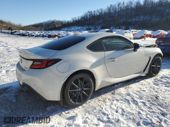 2023 Toyota GR86 Premium with VIN JF1ZNBF14P8764682, listed as a Copart auction lot 89396815 with 17,093 mi miles and Salvage Title. Bid and sale history available at carsss.com. Image 3.