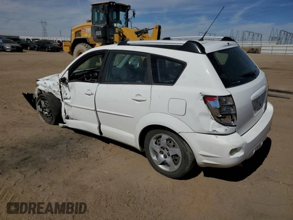 2005 Pontiac Vibe with VIN 5Y2SL63825Z460607, listed as a Copart auction lot 75049664 with 123,906 mi miles and Salvage Title. Bid and sale history available at carsss.com. Image 2.