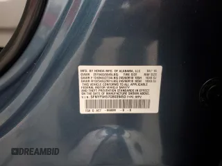 2016 Honda Pilot EX-L z VIN 5FNYF5H57GB039453, wystawiony jako Copart lot #57473405 z przebiegiem 54 551 mil mil oraz Szkoda całkowita • Salvage title. Historia ofert i sprzedaży dostępna na DreamBid. Obrazek 13.