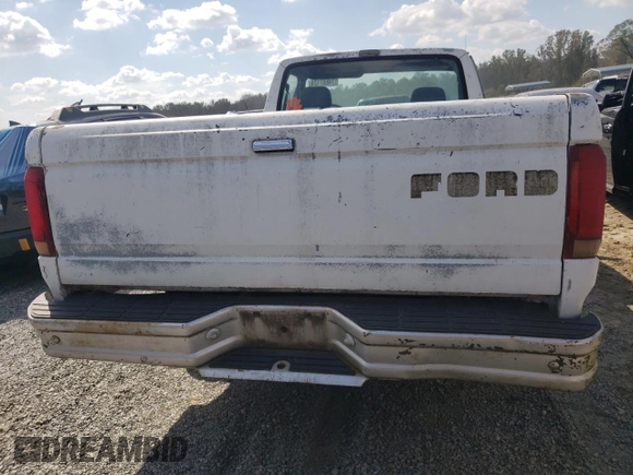 1993 Ford F-150 with VIN 1FTEF15Y5PNA80997, listed as a Copart auction lot 74607124 with 195,452 mi miles and Salvage Title. Bid and sale history available at carsss.com. Image 6.