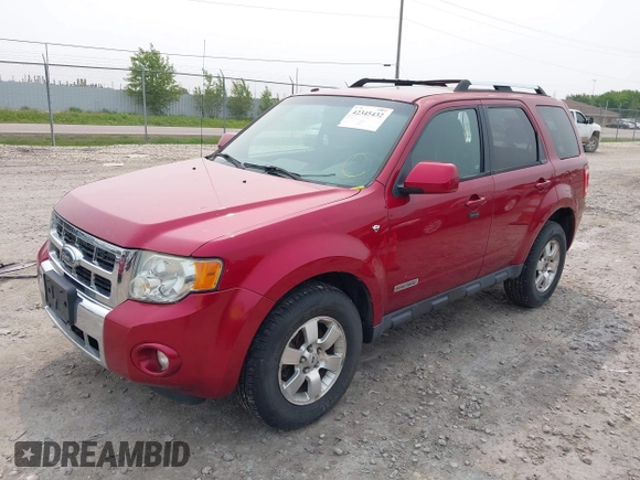 2008 Ford Escape Limited with VIN 1FMCU94188KC70601, listed as a IAAI auction lot 42345432 with 166,329 mi miles and . Bid and sale history available at DreamBid. Image 2.
