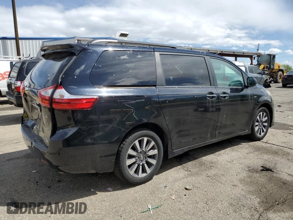 2018 Toyota Sienna XLE с VIN 5TDDZ3DCXJS194807, выставлен на аукционе Copart как лот 54362735 с пробегом 47 018 миль миль и Списание • Salvage title. История ставок и продаж доступна на DreamBid. Изображение 3.