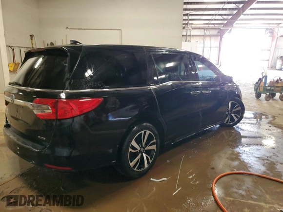 2019 Honda Odyssey Elite with VIN 5FNRL6H92KB048284, listed as a Copart auction lot 53429445 with 67,475 mi miles and Clean title. Bid and sale history available at DreamBid. Image 3.