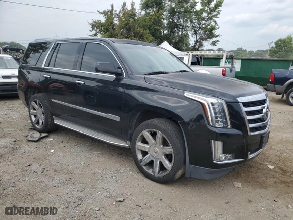 2015 Cadillac Escalade Luxury with VIN 1GYS4BKJ6FR181229, listed as a Copart auction lot 67563674 with 111,184 mi miles and Salvage Title. Bid and sale history available at carsss.com. Image 4.