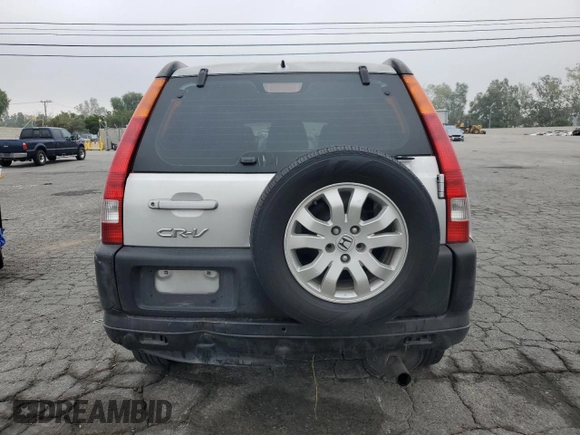 2002 Honda CR-V LX with VIN JHLRD684X2C024784, listed as a Copart auction lot 52049605 with 242,438 mi miles and Salvage Title. Bid and sale history available at carsss.com. Image 6.