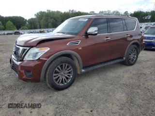 2018 Nissan Armada Platinum с VIN JN8AY2NE4J9733733, выставлен на аукционе Copart как лот 56240395 с пробегом 108 326 миль миль и Списание • Salvage title. История ставок и продаж доступна на DreamBid. Изображение 1.