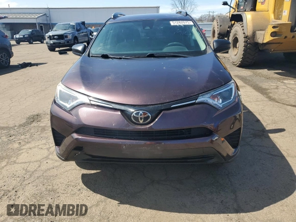 2018 Toyota RAV4 LE with VIN 2T3BFREV9JW721351, listed as a Copart auction lot 51282075 with 118,240 mi miles and Salvage Title. Bid and sale history available at DreamBid. Image 5.
