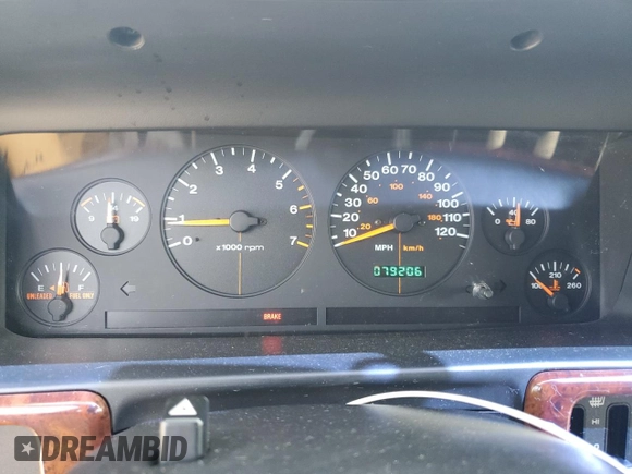 1997 Jeep Grand Cherokee Limited with VIN 1J4GZ78Y7VC727224, listed as a Copart auction lot 53204075 with 79,206 mi miles and Clean title. Bid and sale history available at DreamBid. Image 9.