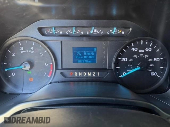 2019 Ford F-250 XL with VIN 1FT7X2A6XKED16231, listed as a Copart auction lot 65517465 with 107,278 mi miles and Non repairable. Bid and sale history available at DreamBid. Image 9.