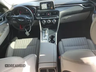 2019 Genesis G70 2.0T Advanced with VIN KMTG34LA5KU030769, listed as a Copart auction lot 48189325 with 100,443 mi miles and Salvage Title. Bid and sale history available at carsss.com. Image 8.