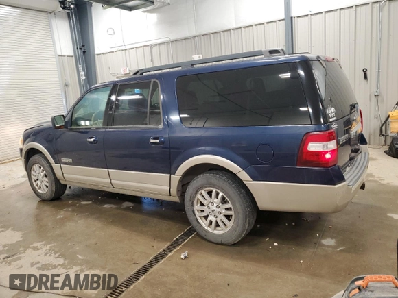 2008 Ford Expedition EL Eddie Bauer with VIN 1FMFK18528LA46090, listed as a Copart auction lot 86329694 with 188,208 mi miles and Clean Title. Bid and sale history available at carsss.com. Image 2.