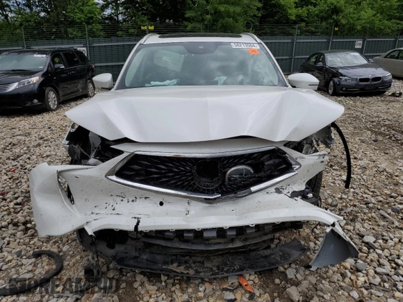 2023 Acura MDX w/Advance Package with VIN 5J8YE1H8XPL020139, listed as a Copart auction lot 58213504 with 0 mi miles and Salvage Title. Bid and sale history available at carsss.com. Image 5.