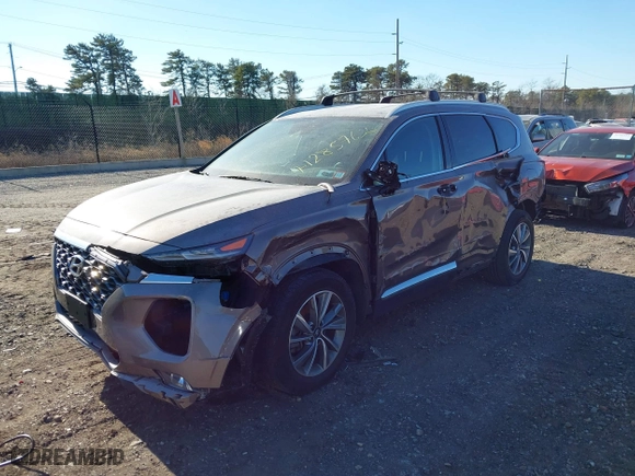 2020 Hyundai Santa Fe SEL with VIN 5NMS3CADXLH244536, listed as a IAAI auction lot 41285762 with 24,806 mi miles. Bid and sale history available at carsss.com. Image 21.