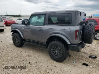 2023 Ford Bronco with VIN 1FMDE5CH0PLA84438, listed as a Copart auction lot 71636534 with 13,304 mi miles and Salvage Title. Bid and sale history available at carsss.com. Image 2.