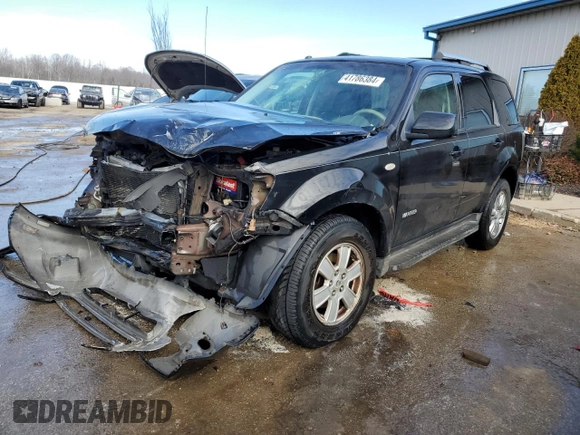 2008 Mercury Mariner Premier with VIN 4M2CU87168KJ52132, listed as a Copart auction lot 41786384 with 171,139 mi miles and Non Repairable. Bid and sale history available at carsss.com. Image 1.