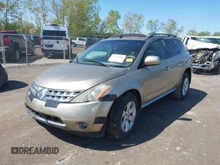 2006 Nissan Murano SL z VIN JN8AZ08W26W519631, wystawiony jako IAAI lot #42217836 z przebiegiem 223 079 mil mil oraz . Historia ofert i sprzedaży dostępna na DreamBid. Obrazek 2.