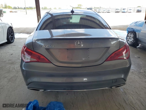2018 Mercedes-Benz CLA with VIN WDDSJ4EB4JN615989, listed as a Copart auction lot 52168595 with 47,286 mi miles and Non Repairable. Bid and sale history available at carsss.com. Image 6.