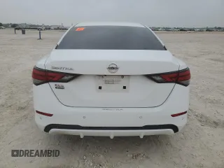 2020 Nissan Sentra S with VIN 3N1AB8BV9LY301210, listed as a Copart auction lot 50958345 with 96,299 mi miles and Salvage Title. Bid and sale history available at DreamBid. Image 6.