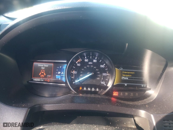 2018 Ford Explorer XLT with VIN 1FM5K7D85JGB27002, listed as a Copart auction lot 47095175 with 145,233 mi miles and Salvage Title. Bid and sale history available at carsss.com. Image 9.