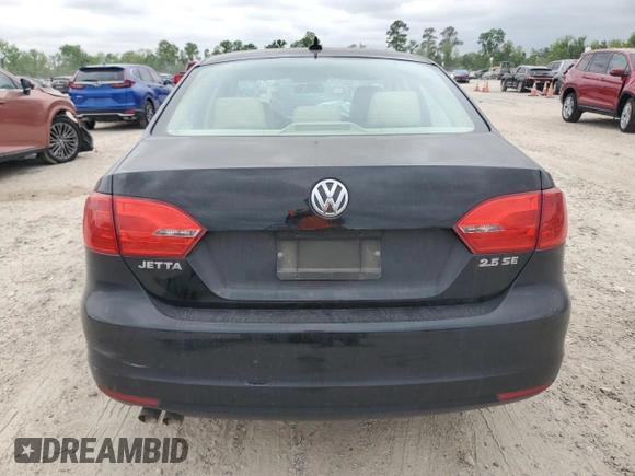 2013 Volkswagen Jetta SE with VIN 3VWDX7AJXDM400161, listed as a Copart auction lot 53249335 with 104,882 mi miles and Salvage title. Bid and sale history available at DreamBid. Image 6.