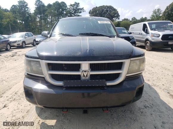 2011 Ram Dakota Bighorn/Lonestar with VIN 1D7RW3GK5BS521243, listed as a Copart auction lot 65427794 with 206,037 mi miles and Salvage Title. Bid and sale history available at carsss.com. Image 5.