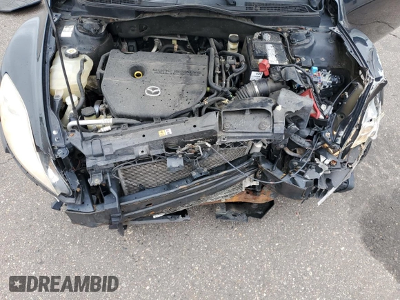 2009 Mazda 6 i Touring with VIN 1YVHP82A695M08273, listed as a Copart auction lot 57470735 with 206,616 mi miles and Salvage title. Bid and sale history available at DreamBid. Image 11.