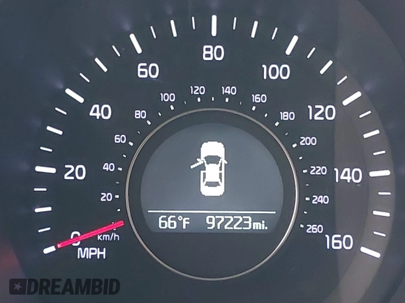 2014 Kia Optima LX with VIN KNAGM4A7XE5481131, listed as a IAAI auction lot 42494495 with 97,223 mi miles and . Bid and sale history available at DreamBid. Image 16.