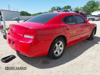 2010 Dodge Charger SXT with VIN 2B3CA3CV8AH165800, listed as a IAAI auction lot 42010412 with 180,311 mi miles. Bid and sale history available at carsss.com. Image 4.