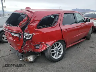 2022 Dodge Durango GT Plus with VIN 1C4RDHDG1NC102530, listed as a Copart auction lot 49162635 with 32,490 mi miles and Salvage Title. Bid and sale history available at DreamBid. Image 3.