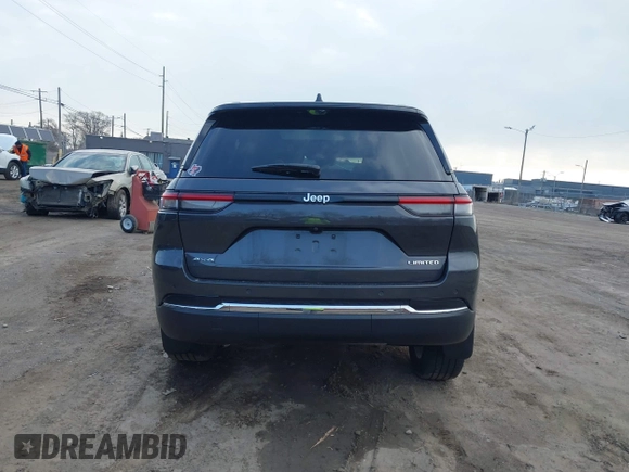 2023 Jeep Grand Cherokee Limited with VIN 1C4RJHBG1PC642541, listed as a IAAI auction lot 41959275 with 10,535 mi miles and . Bid and sale history available at DreamBid. Image 16.