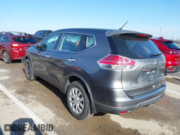 2015 Nissan Rogue SV with VIN KNMAT2MV2FP515336, listed as a IAAI auction lot 41892007 with 136,466 mi miles and . Bid and sale history available at carsss.com. Image 3.