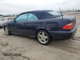 2001 Mercedes-Benz CLK 320/430 with VIN WDBLK70G81T062614, listed as a Copart auction lot 74614314 with Not Provided miles and Salvage Title. Bid and sale history available at carsss.com. Image 2.