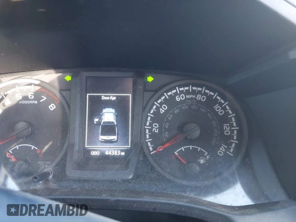 2023 Toyota Tacoma SR with VIN 3TMCZ5AN2PM649123, listed as a IAAI auction lot 41687819 with 44,383 mi miles and . Bid and sale history available at DreamBid. Image 7.