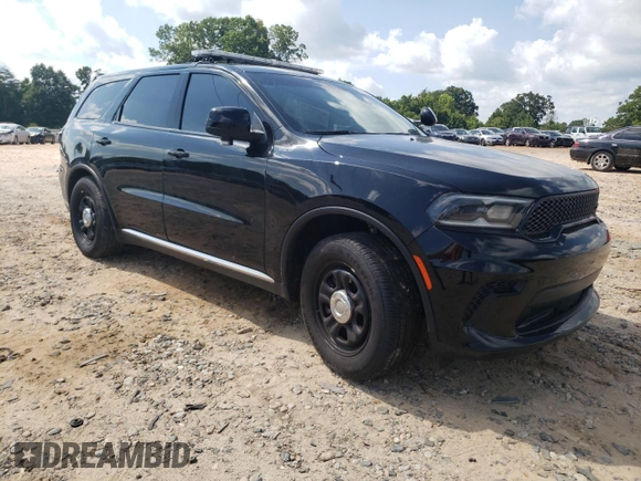 2024 Dodge Durango Pursuit with VIN 1C4RDJFG6RC147750, listed as a Copart auction lot 63186105 with 4,803 mi miles and Salvage title. Bid and sale history available at DreamBid. Image 4.