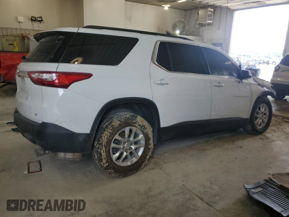 2021 Chevrolet Traverse LT Cloth z VIN 1GNEVGKW9MJ105094, wystawiony jako Copart lot #82088144 z przebiegiem Nie podano mil oraz Nie do naprawy • Non repairable. Historia ofert i sprzedaży dostępna na DreamBid. Obrazek 3.