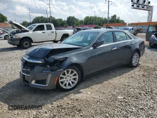 2014 Cadillac CTS AWD with VIN 1G6AW5SX9E0133215, listed as a Copart auction lot 61052055 with 179,614 mi miles and Salvage title. Bid and sale history available at DreamBid. Image 1.