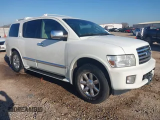 2006 Infiniti QX56 with VIN 5N3AA08C66N801174, listed as a IAAI auction lot 41652098 with 1 mi miles. Bid and sale history available at carsss.com. Image 1.